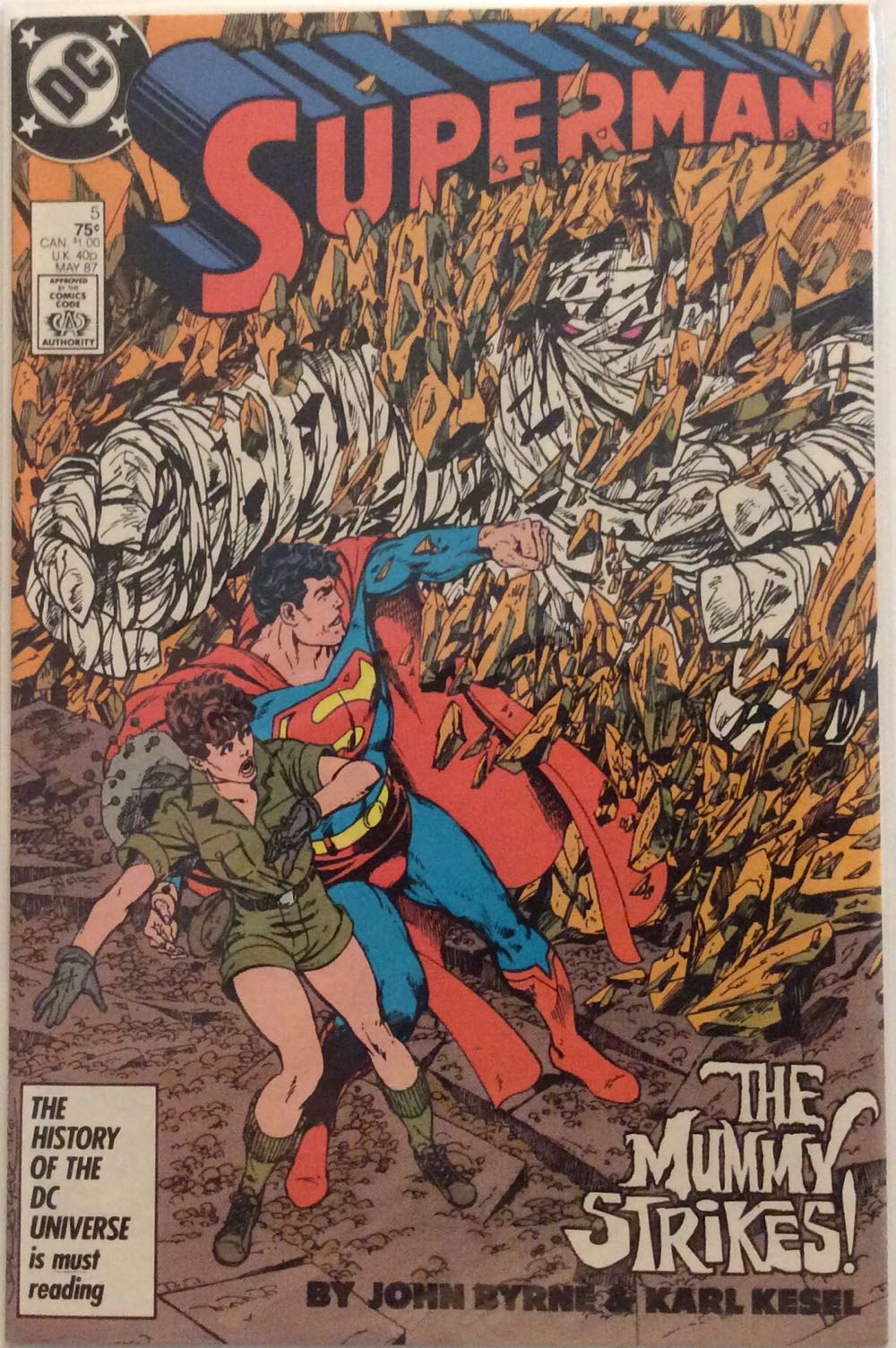 Superman  #428   [Vol. 2  #5] - DC (5 - May 1987) comic book collectible [Barcode 761941200033] - Main Image 2