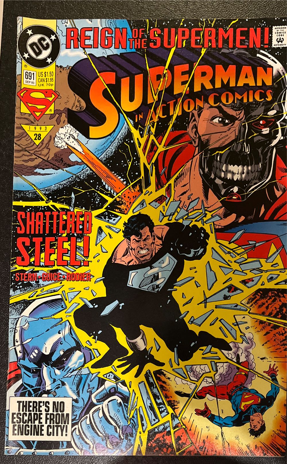 Superman - DC Comics (691 - Sep 1993) comic book collectible [Barcode 761941200033] - Main Image 2
