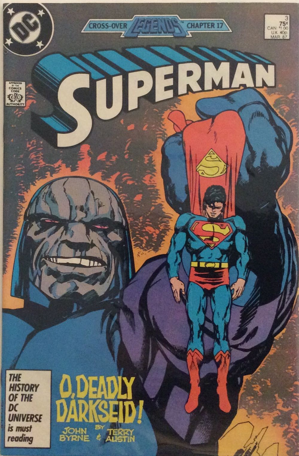 Superman - DC Comics (3 - Mar 1987) comic book collectible - Main Image 2