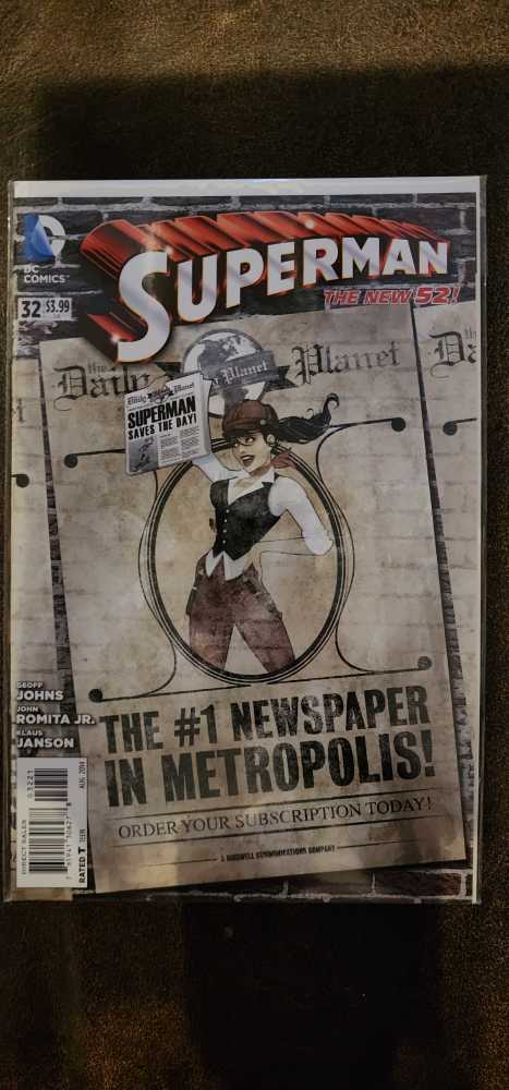 Superman - DC Comics (32 - Aug 2014) comic book collectible [Barcode 761941306278] - Main Image 2
