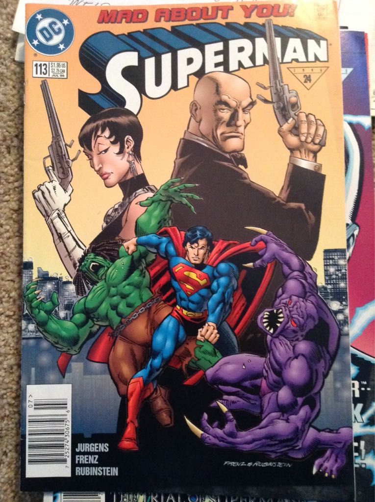 Superman  (113) comic book collectible [Barcode 725274306756] - Main Image 1