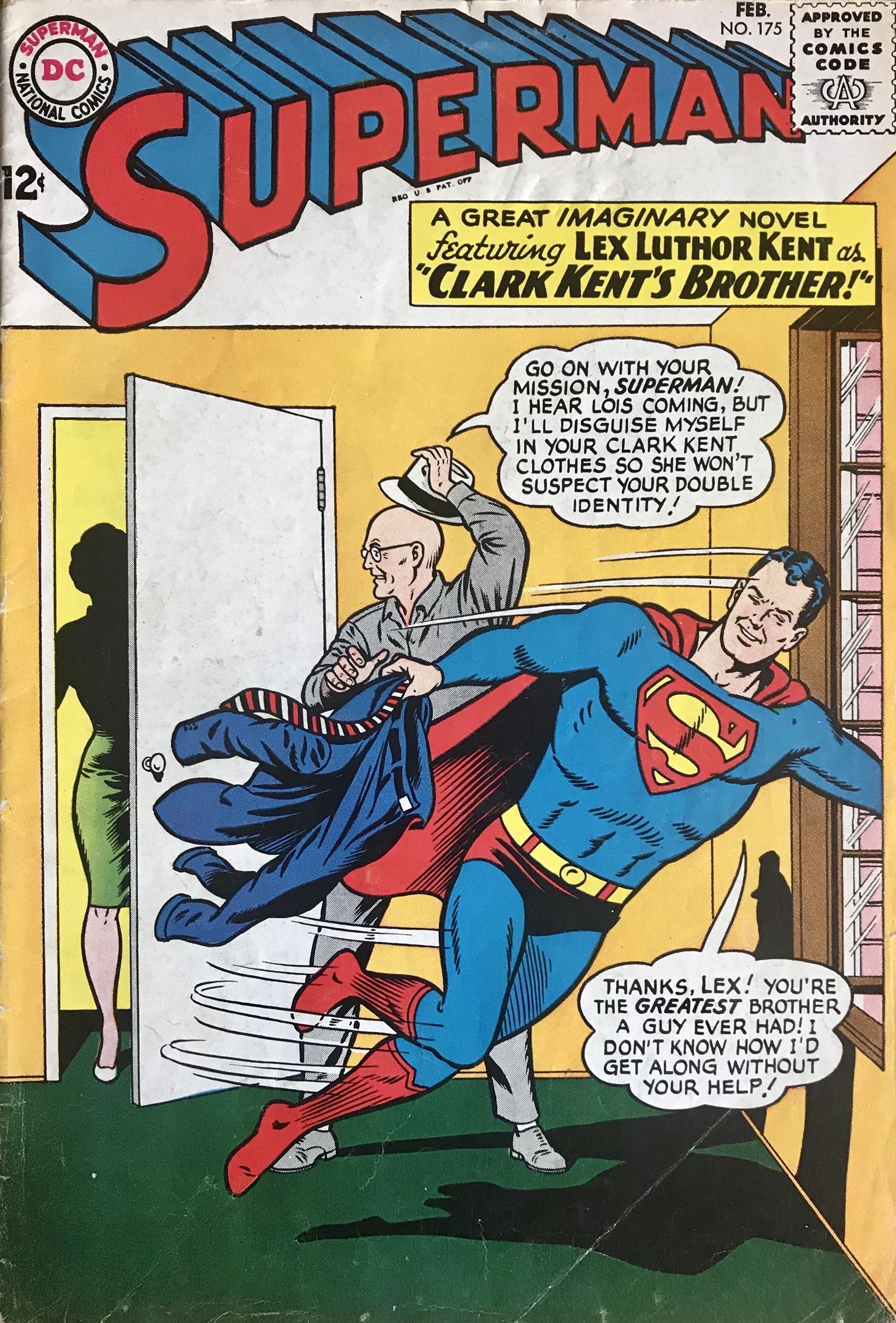 Superman #175 - DC Comics (175 - 02/1965) comic book collectible [Barcode 761941200491] - Main Image 2