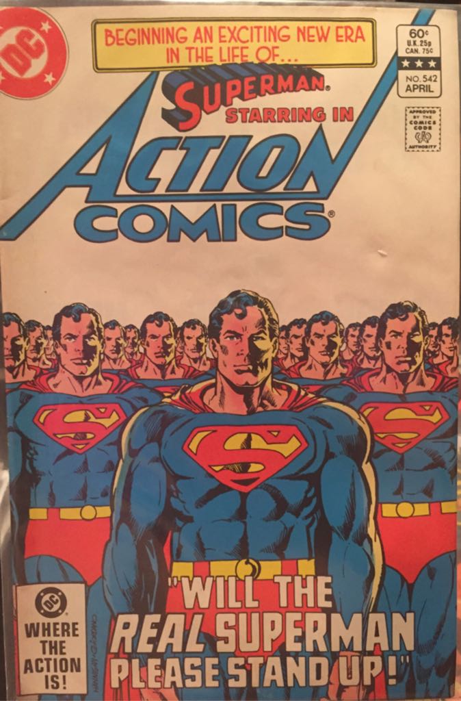 Superman - DC Comics (542 - Apr 1983) comic book collectible [Barcode 761941200491] - Main Image 1