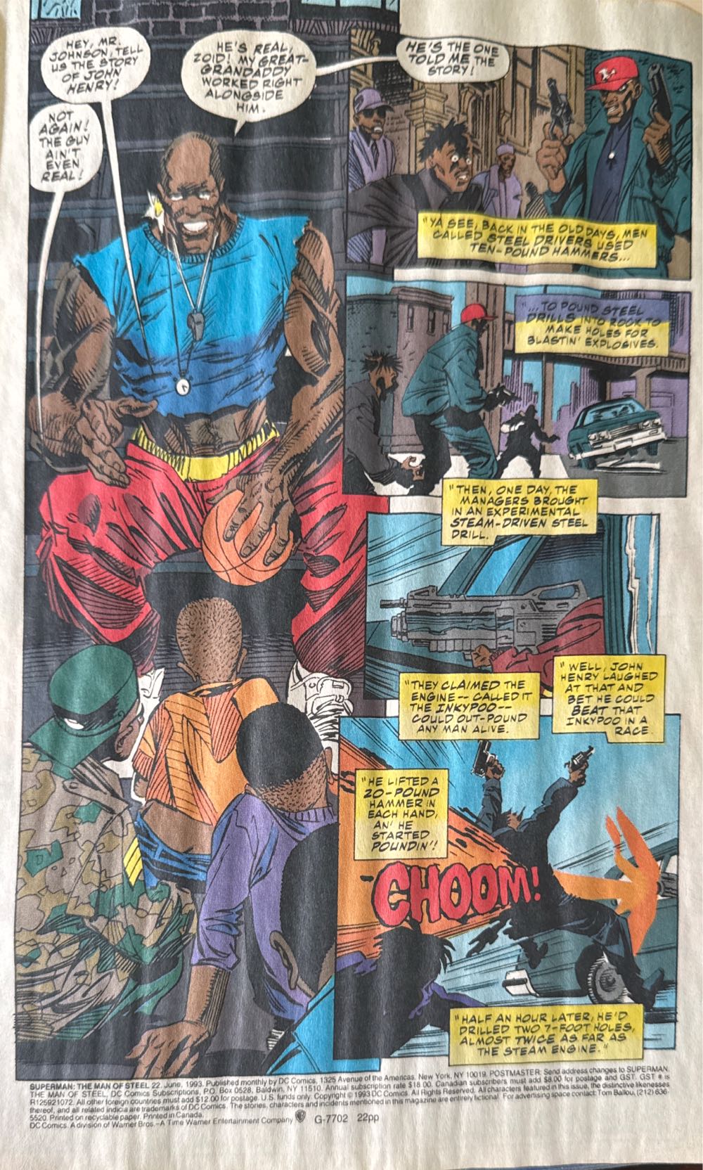 Superman: The Man Of Steel - DC Comics (22 - Jun 1993) comic book collectible [Barcode 761941200491] - Main Image 4