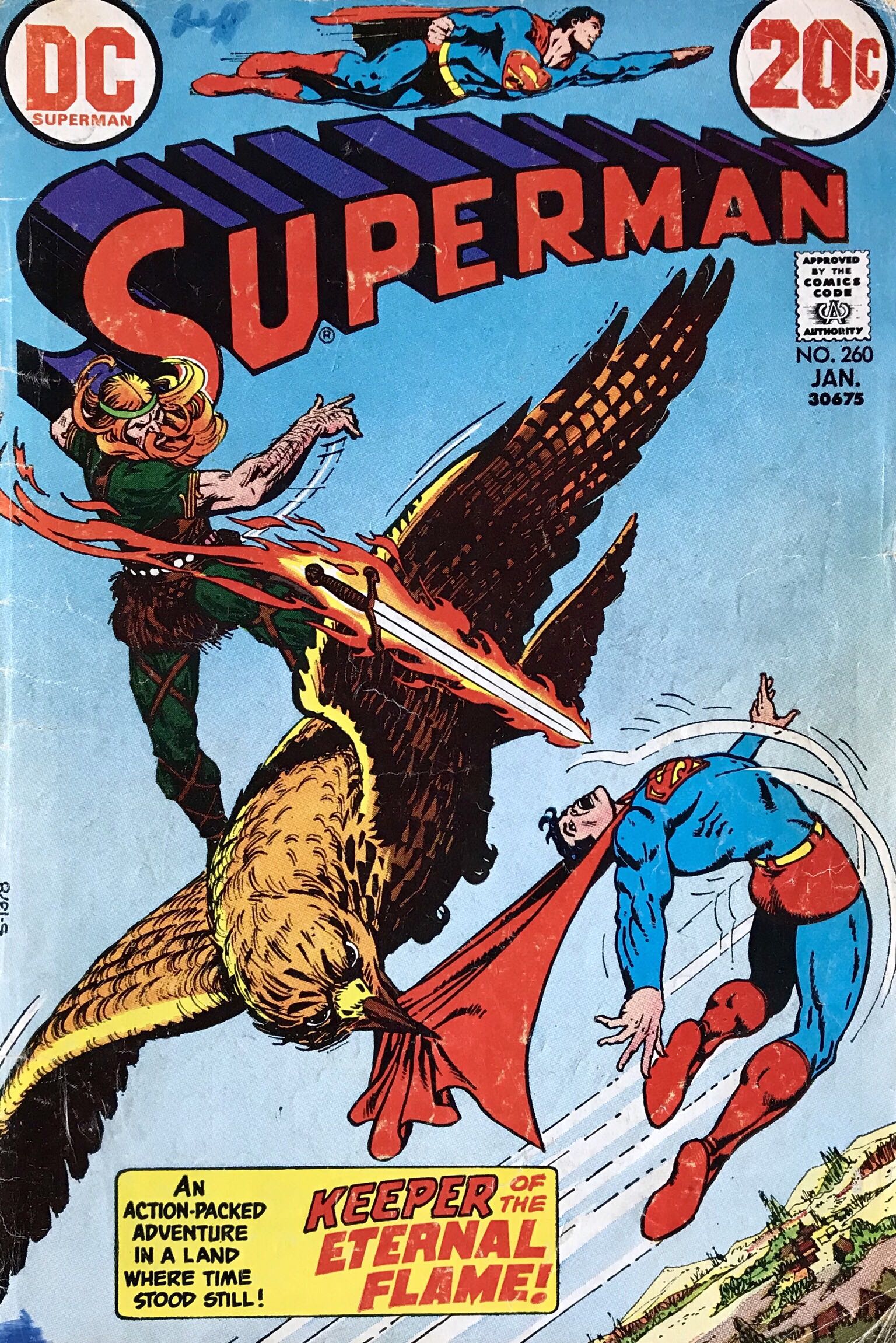 Superman - DC Comics (260 - Jan 1973) comic book collectible [Barcode 761941200491] - Main Image 2