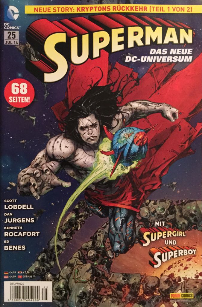 Superman - Panini Comics (25 - 07/2014) comic book collectible [Barcode 4198230404999] - Main Image 1