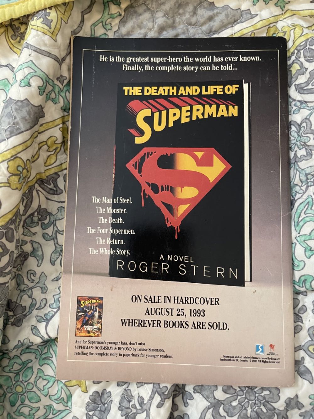 Superman - DC Comics (75 - Jan 1993) comic book collectible [Barcode 07099230675601] - Main Image 3