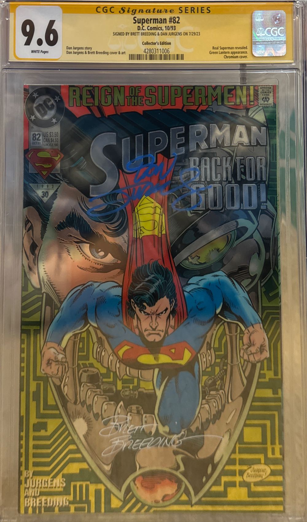 Superman - DC Comics (82 - Oct 1993) comic book collectible - Main Image 2