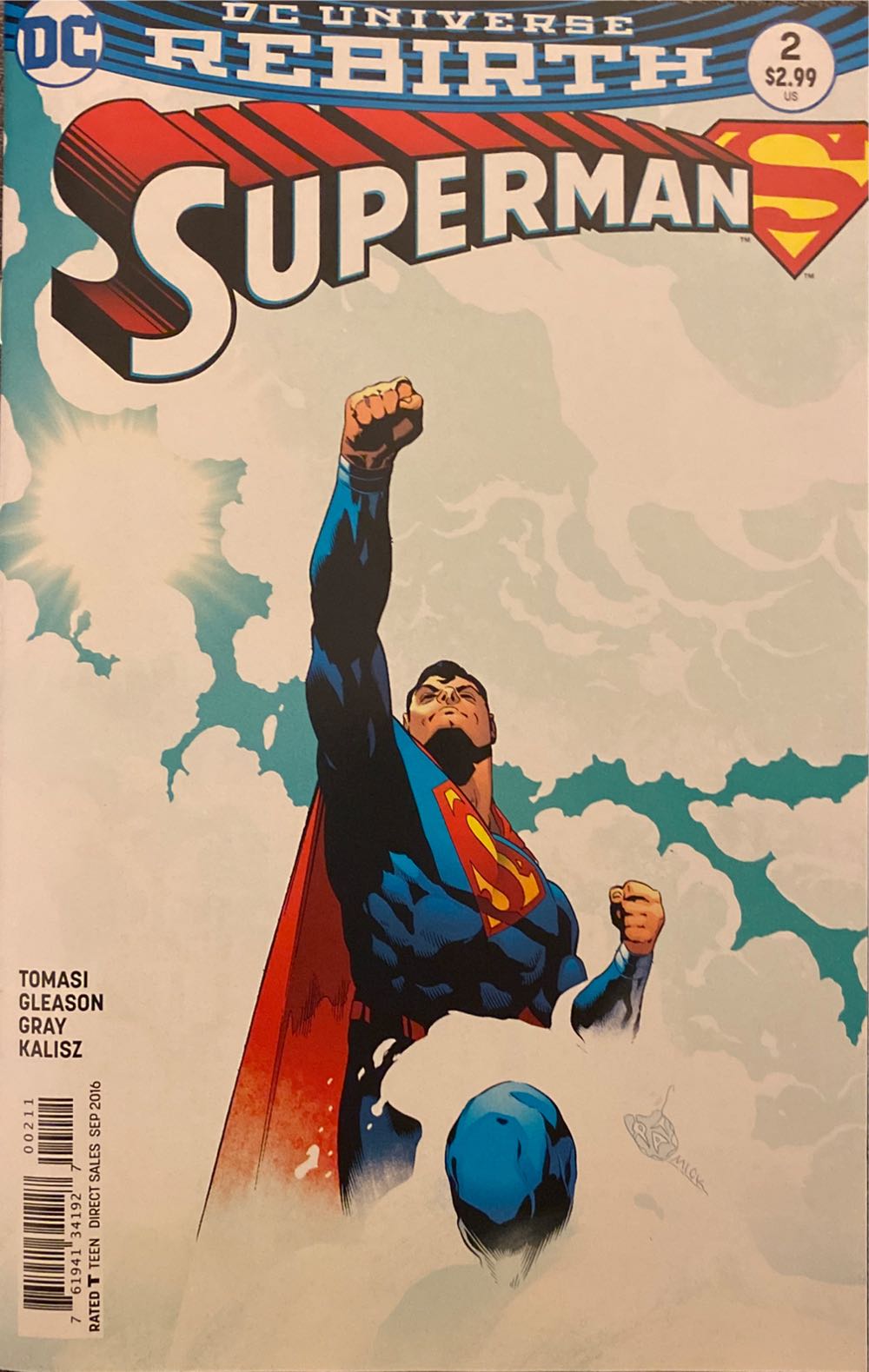Superman Vol 4 - DC Comics (2 - Sep 2016) comic book collectible [Barcode 76194134192700211] - Main Image 3