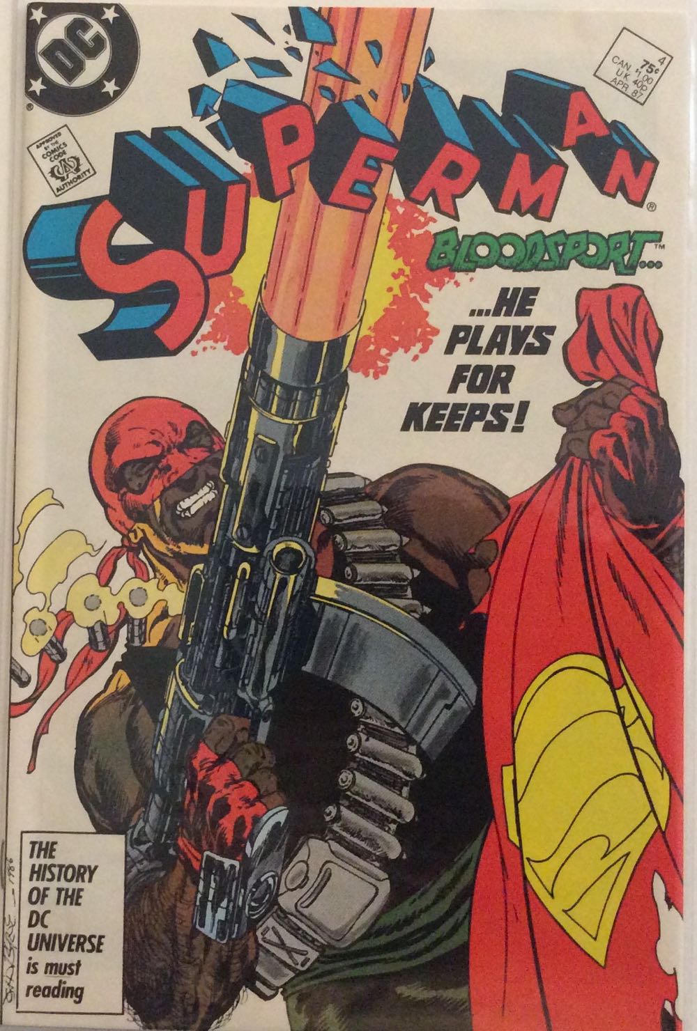 Superman - DC Comics (4 - 04/1987) comic book collectible [Barcode 761941200491] - Main Image 2