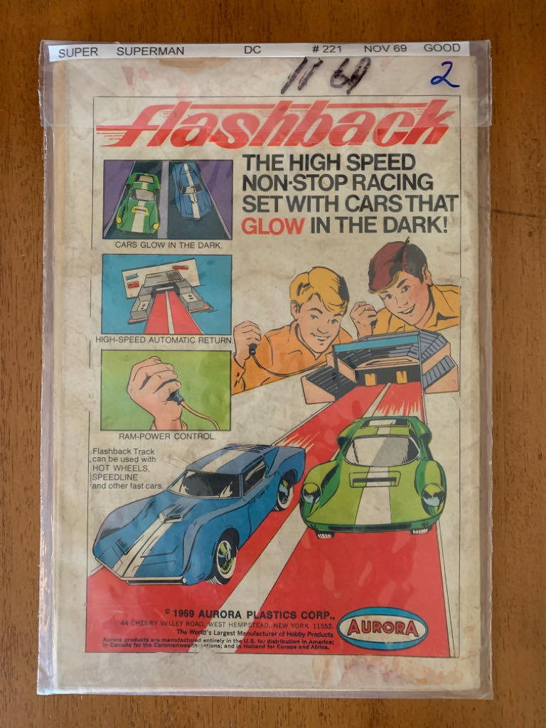 Superman - DC (221 - Nov 1969) comic book collectible [Barcode 761941200491] - Main Image 2