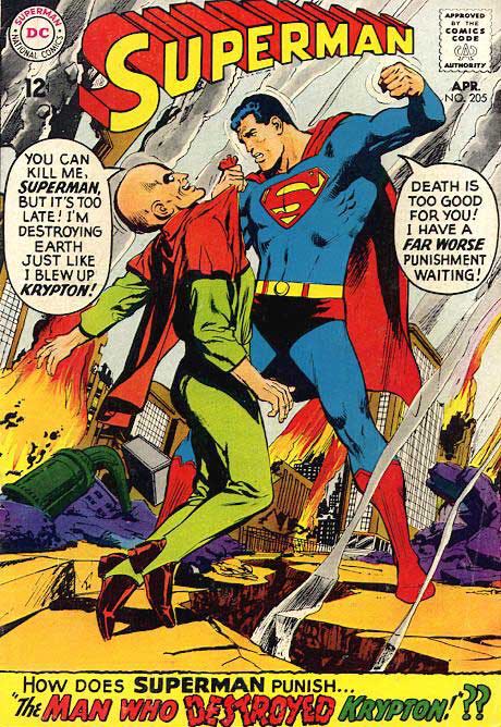 Superman - DC (205 - Apr 1968) comic book collectible [Barcode 761941200491] - Main Image 1