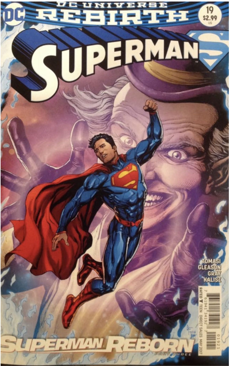 Superman - DC Comics (19 - May 2017) comic book collectible [Barcode 76194134192701911] - Main Image 2