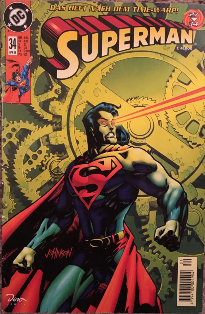 Superman - DC Comics (34 - Apr 1998) comic book collectible [Barcode 439410000490444] - Main Image 1