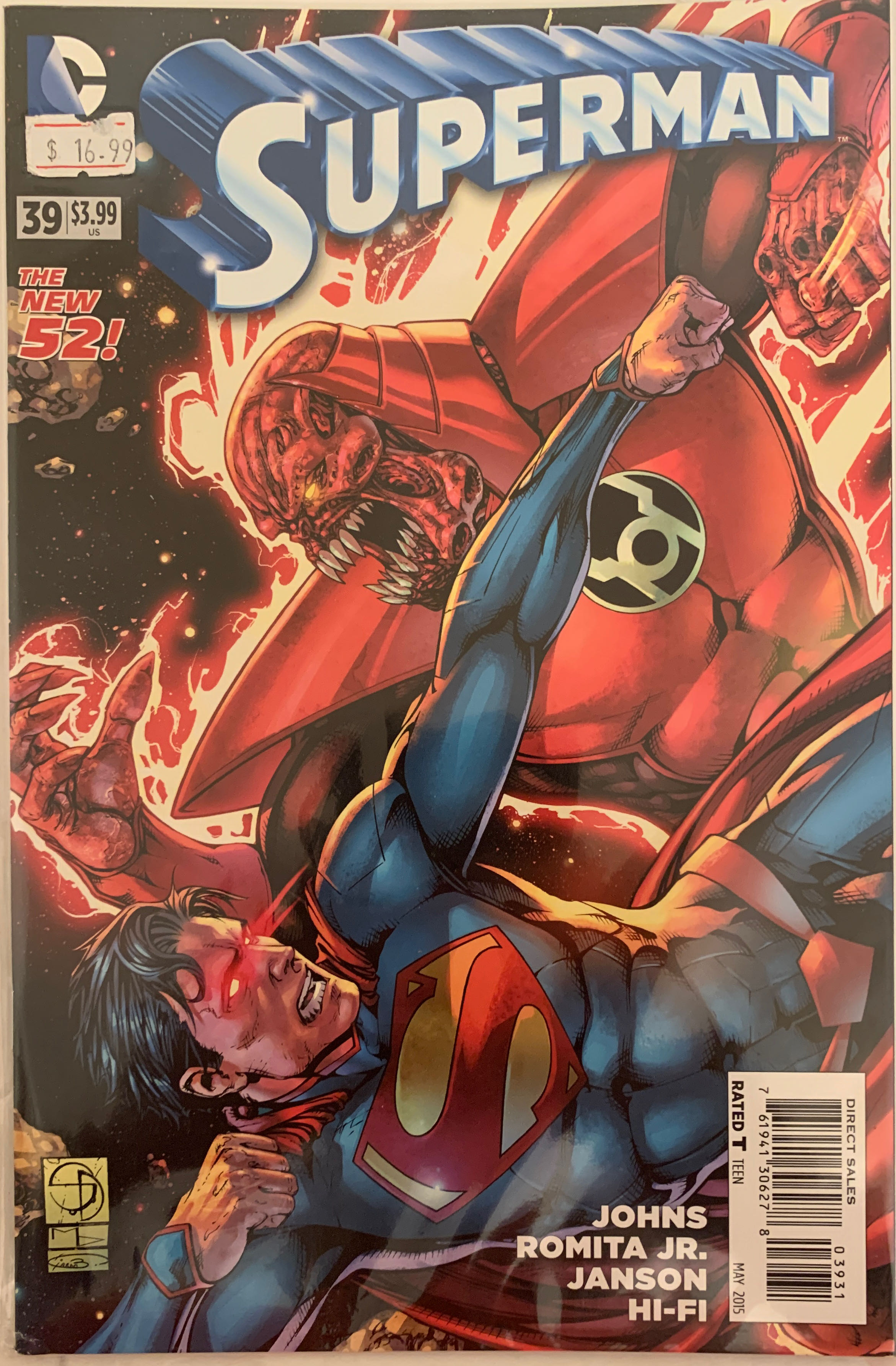 Superman - DC Comics (39 - May 2015) comic book collectible [Barcode 76194130627803911] - Main Image 2