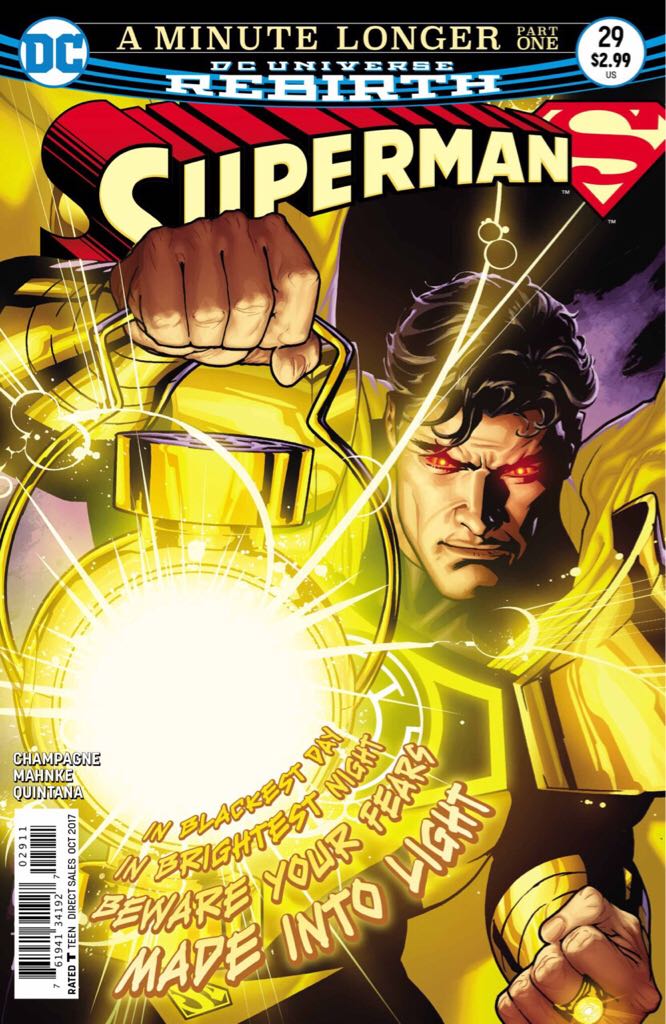 Superman  (29 - Oct 2017) comic book collectible [Barcode 761941200491] - Main Image 1