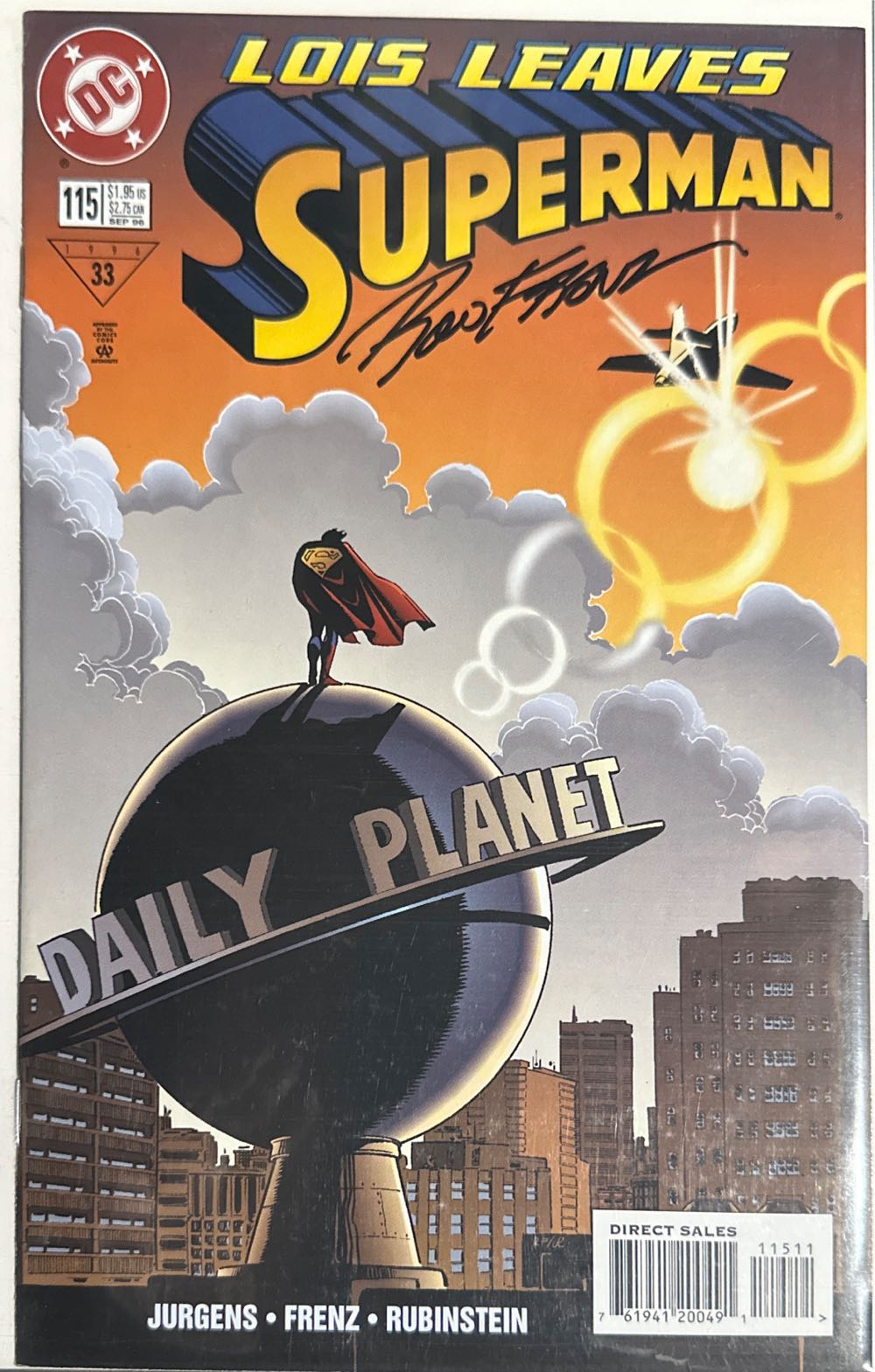 Superman - DC Comics (115 - Sep 1996) comic book collectible [Barcode 76194120049111511] - Main Image 2