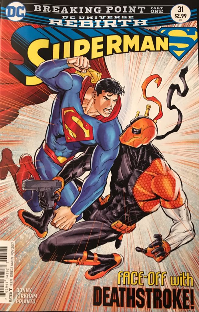 Superman - DC Comics (31 - Nov 2017) comic book collectible [Barcode 76194134192703111] - Main Image 1