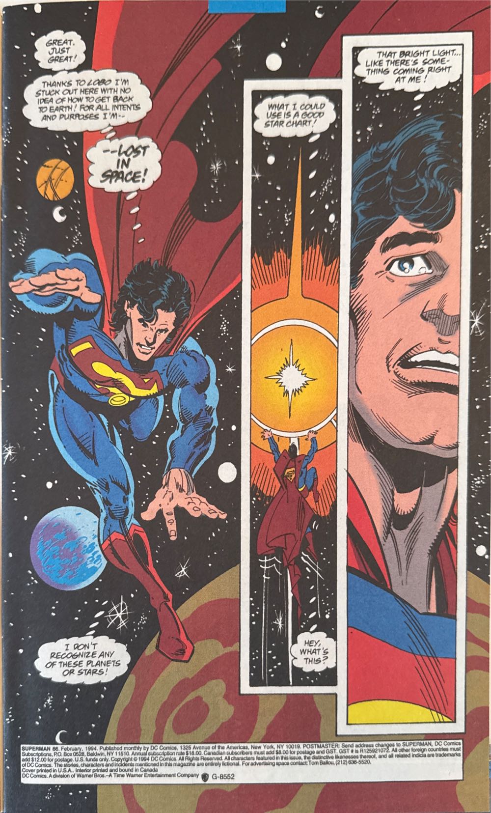 Superman - DC Comics (86 - Feb 1994) comic book collectible [Barcode 76194120049108611] - Main Image 3