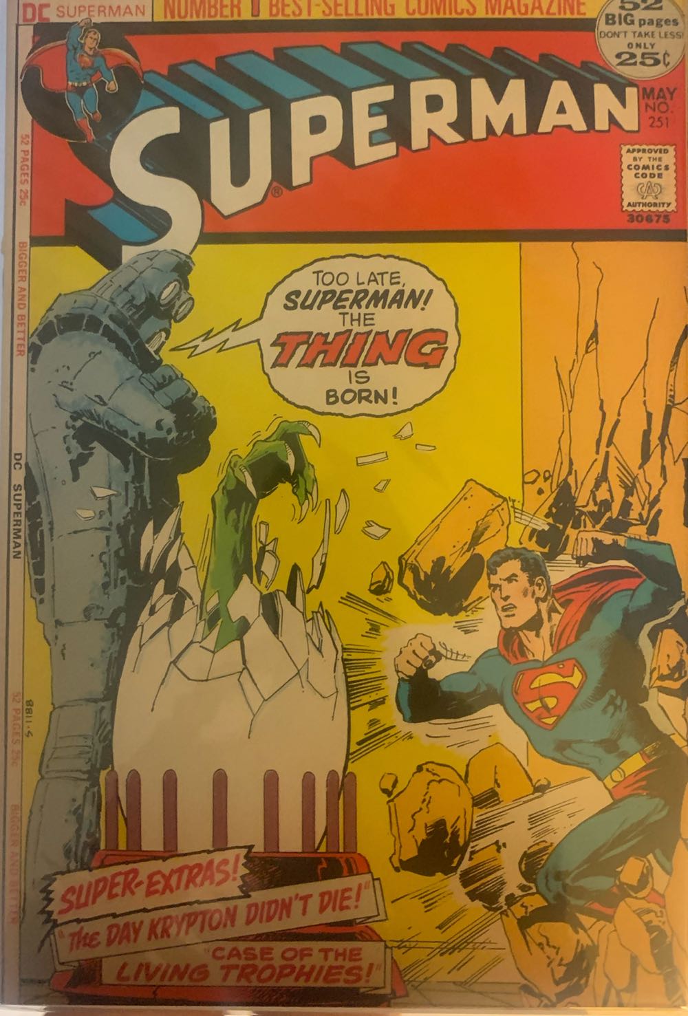 Superman - National Periodical Publications, Inc. (251 - May 1972) comic book collectible - Main Image 3