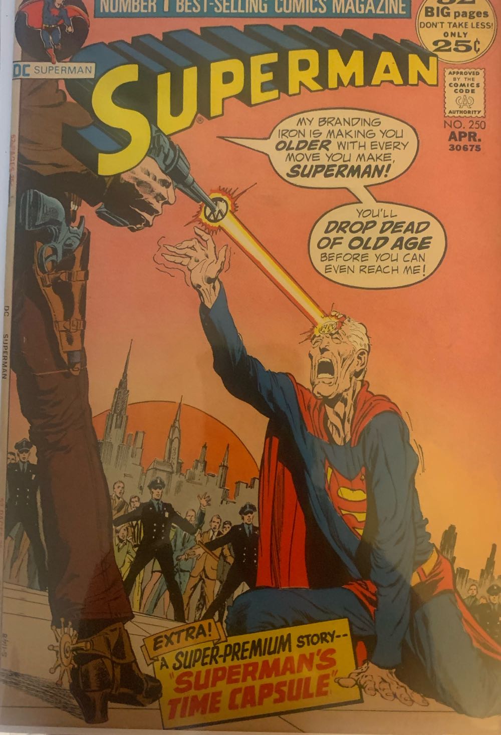 Superman - DC Comics (250 - Apr 1972) comic book collectible - Main Image 3