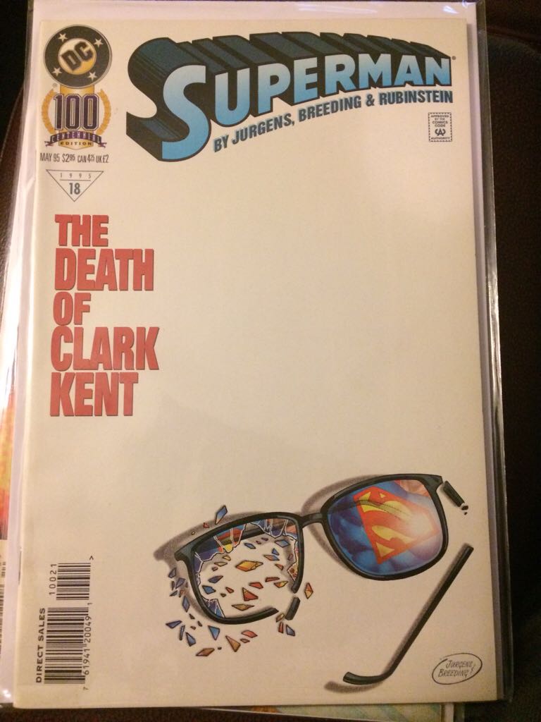 Superman - DC (100 - May 1995) comic book collectible [Barcode 76194120049110021] - Main Image 1