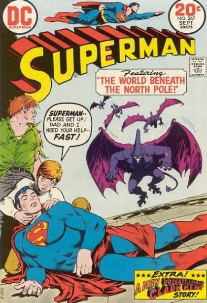 Superman - DC Comics (267 - Sep 1973) comic book collectible [Barcode 761941200491] - Main Image 2