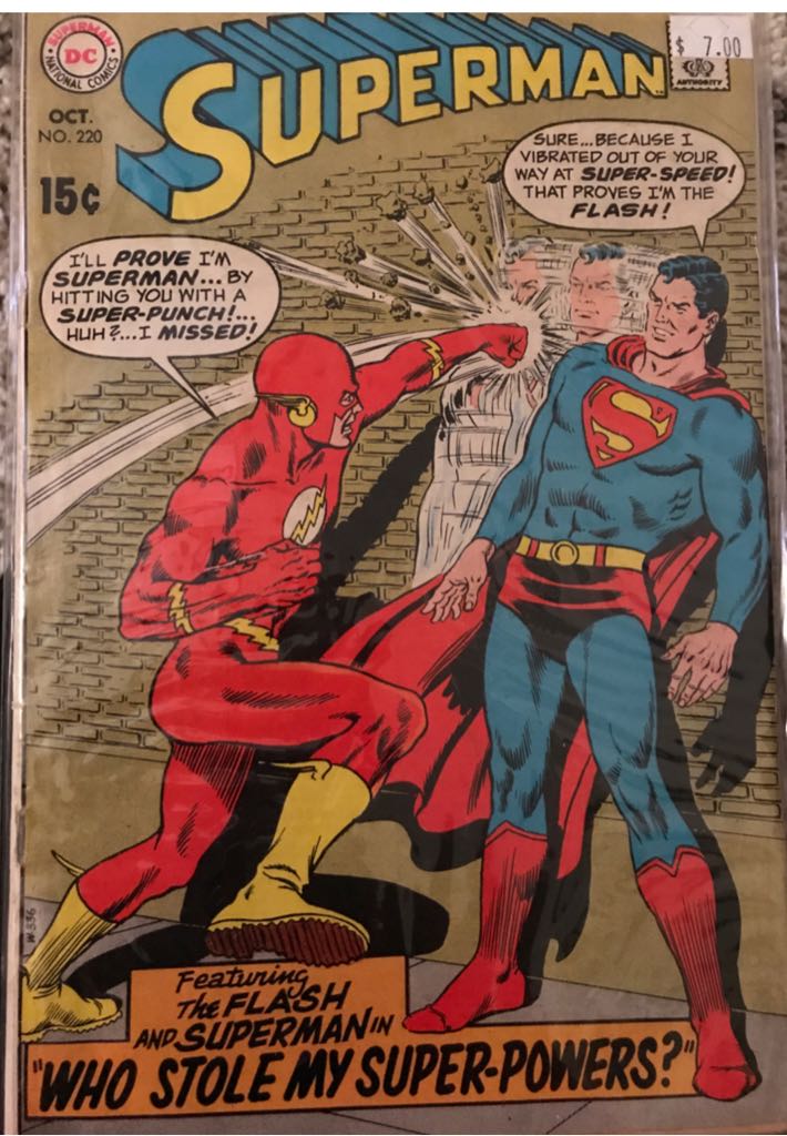 Superman Vol 1 - DC Comics (220 - Oct 1969) comic book collectible - Main Image 1