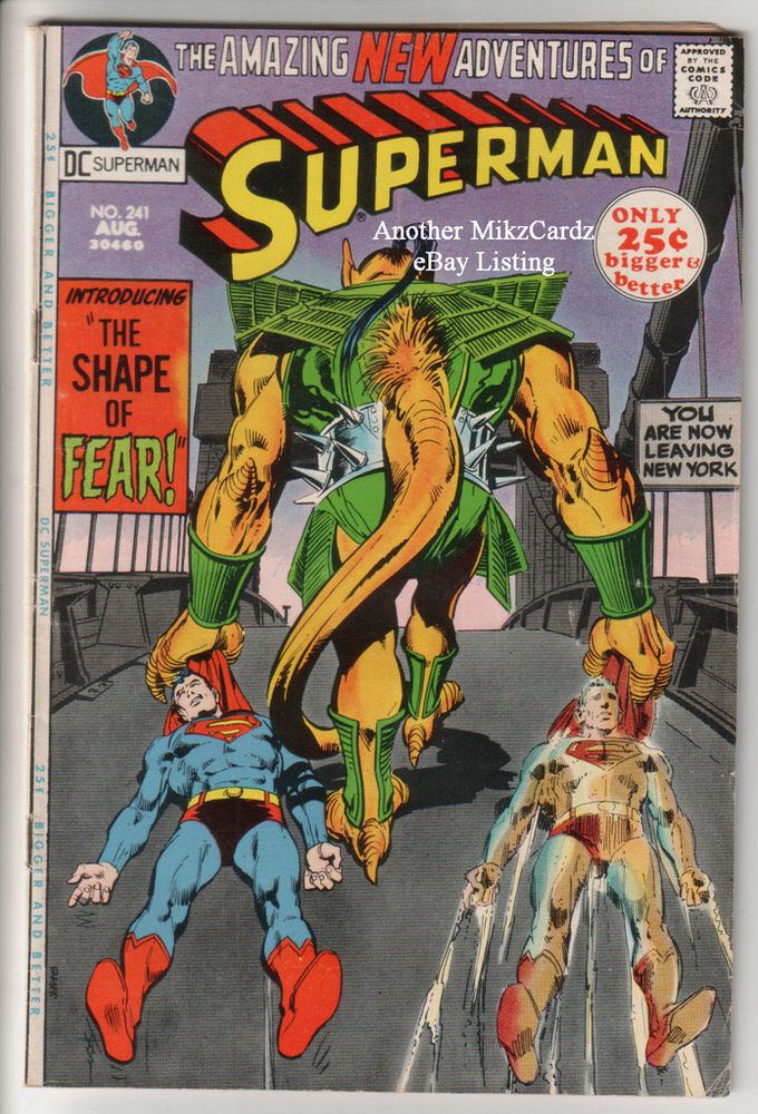 Superman Vol. 1 - DC Comics (241 - Aug 1971) comic book collectible [Barcode 761941200491] - Main Image 1