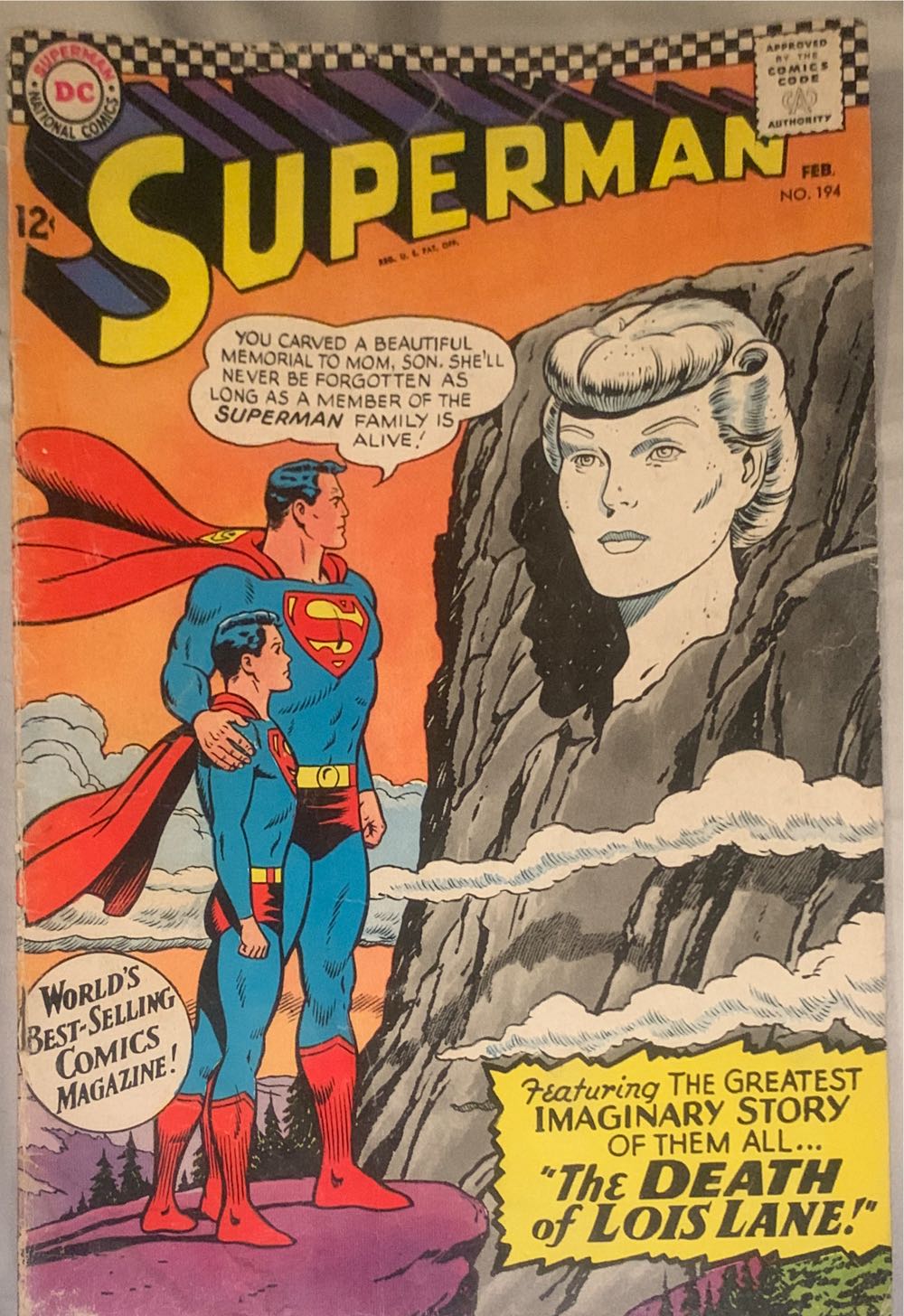Superman - National Periodical Publications, Inc. (194 - Feb 1967) comic book collectible [Barcode 761941200491] - Main Image 2