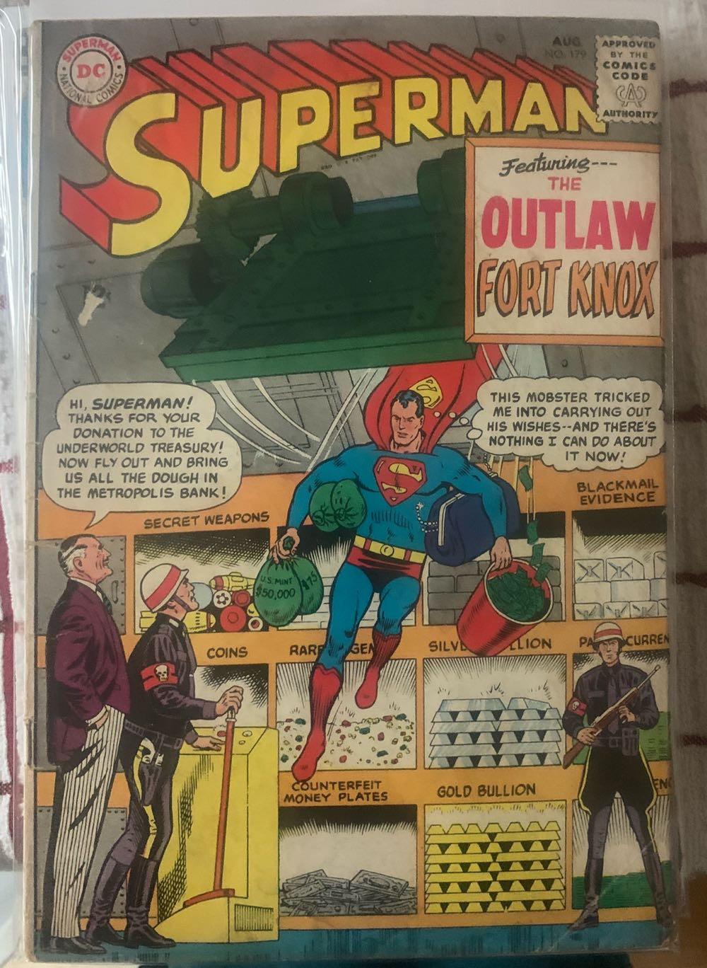 Superman - DC Comics (179 - Aug 1965) comic book collectible [Barcode 761941200491] - Main Image 2