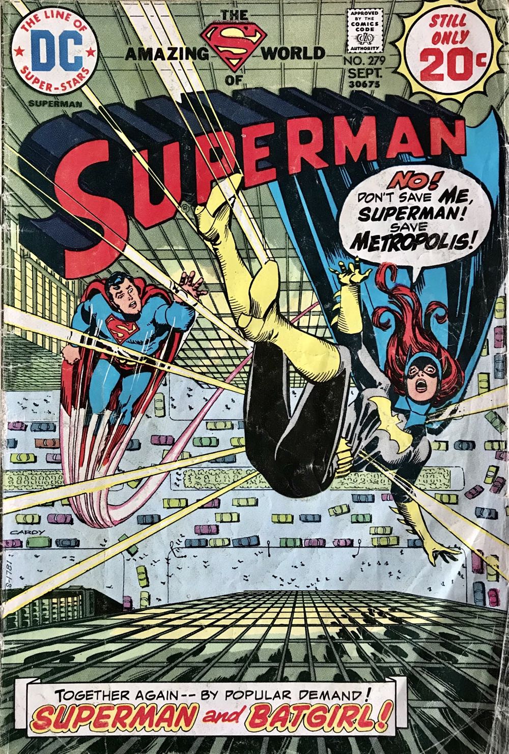 Superman - DC (Detective Comics) (279 - Sep 1975) comic book collectible [Barcode 761941200491] - Main Image 2