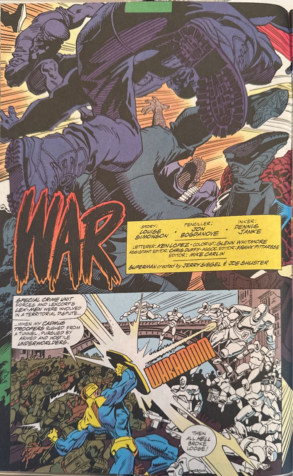 Superman: The Man Of Steel - DC Comics (34 - Jun 1994) comic book collectible [Barcode 76194120050703411] - Main Image 3