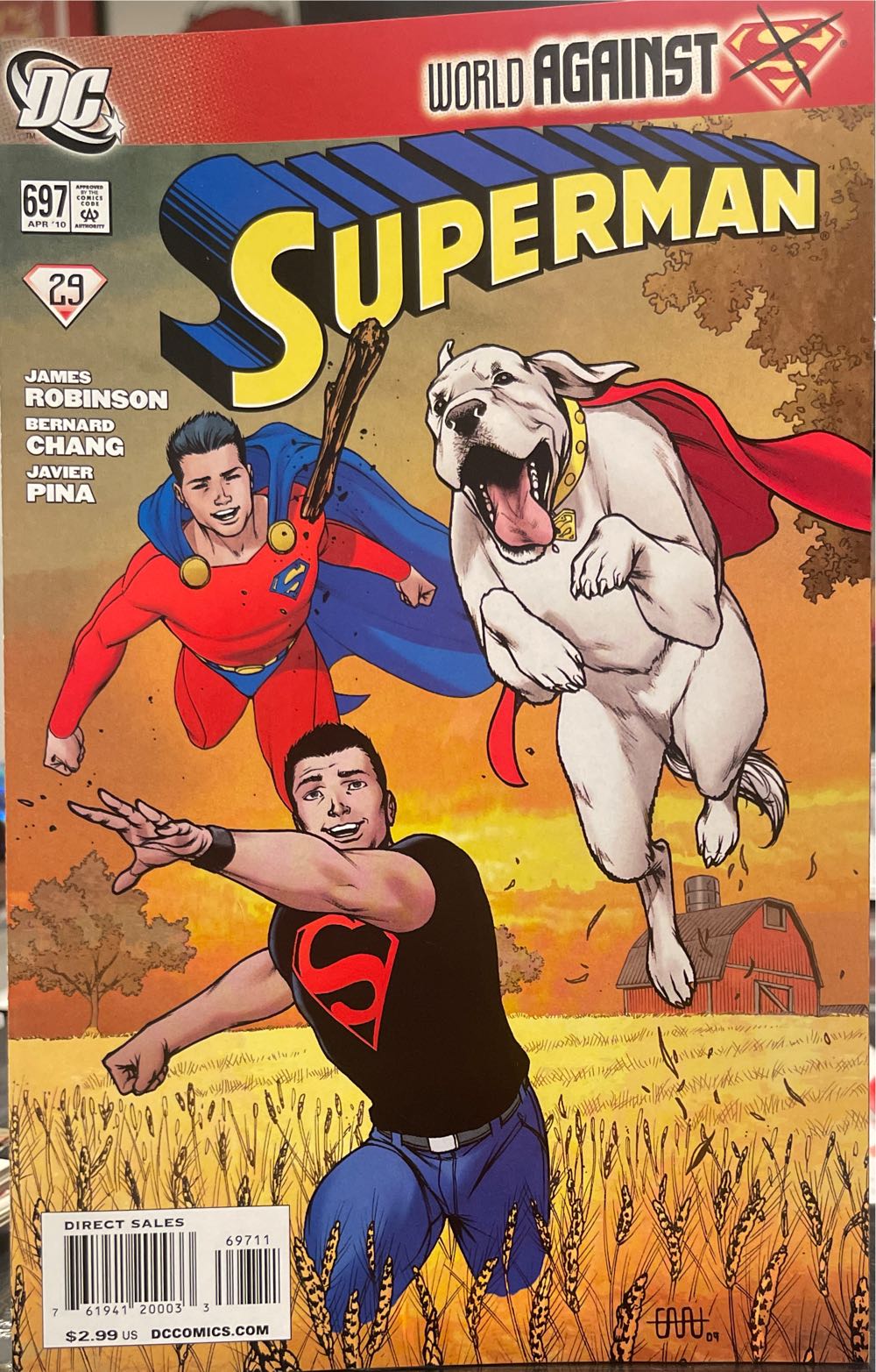 Superman - DC Comics (697 - 04/2010) comic book collectible [Barcode 76194120003369711] - Main Image 2