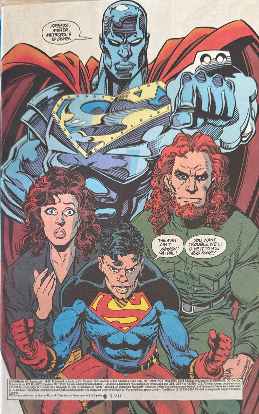 Superman - DC (81 - Sep 1993) comic book collectible [Barcode 07098930675208] - Main Image 2