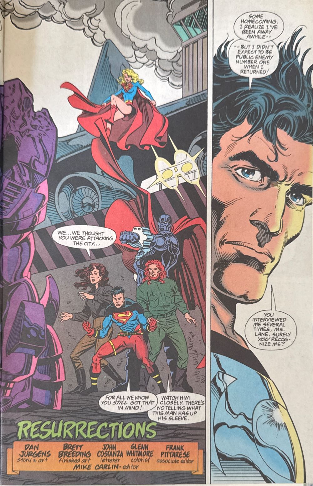 Superman - DC (81 - Sep 1993) comic book collectible [Barcode 07098930675208] - Main Image 3