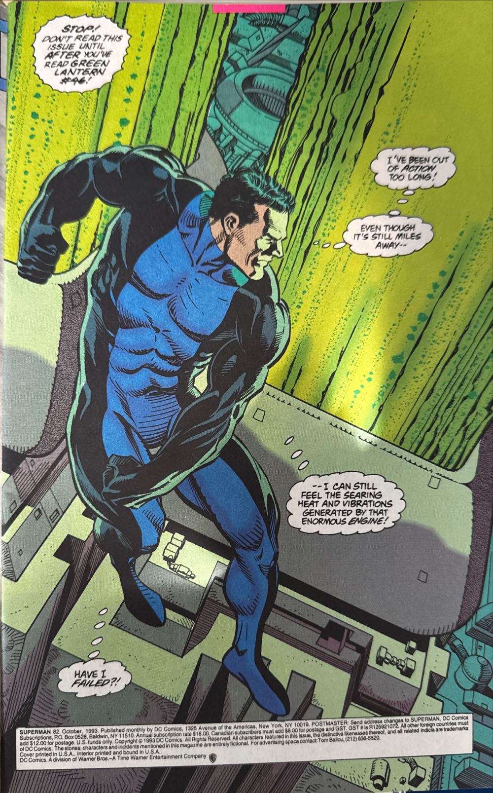 Superman Reign Of The Supermen! Back For Good! - DC (82 - Oct 1993) comic book collectible [Barcode 07099230675610] - Main Image 3