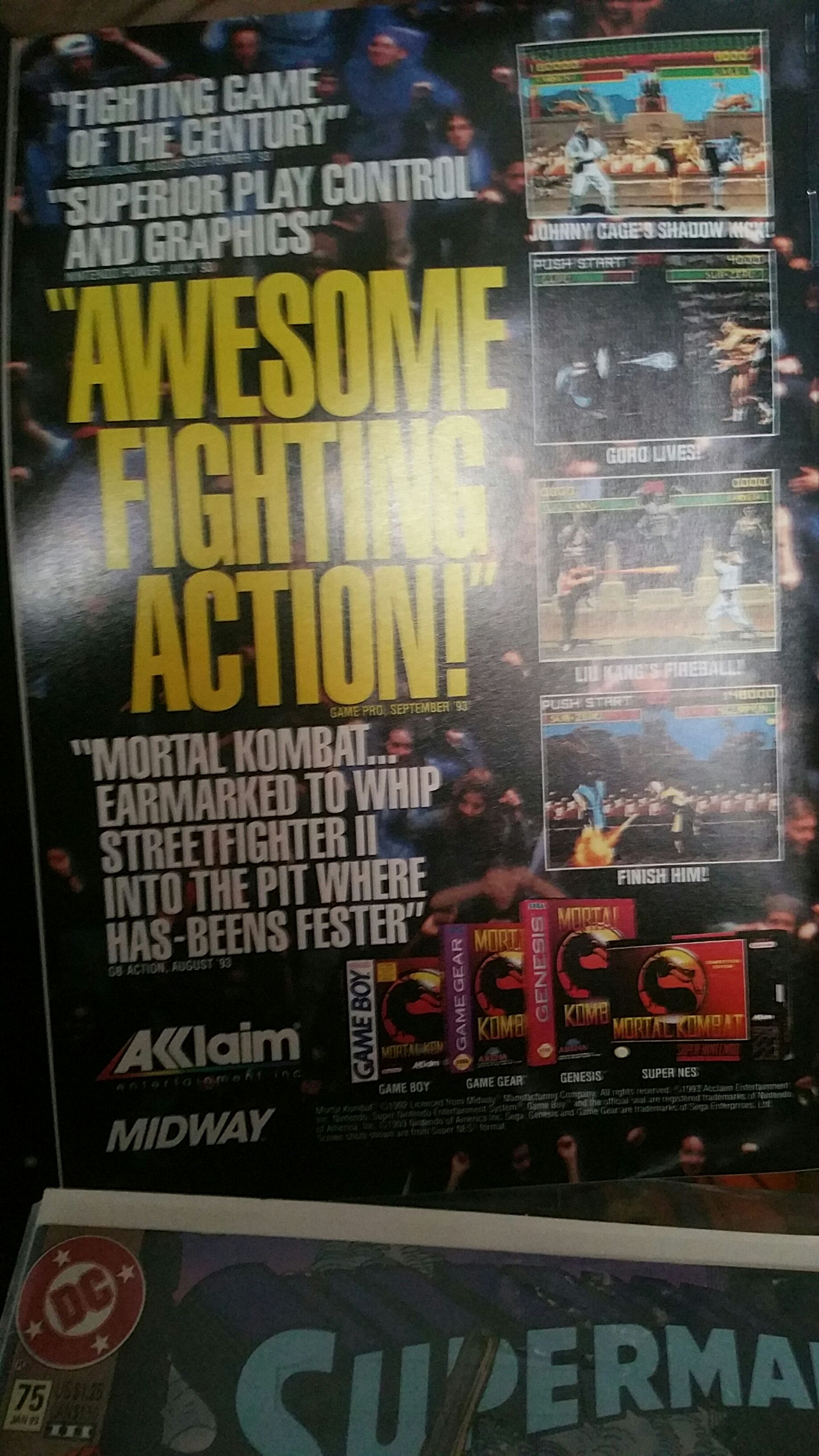 Superman  (83 - 11/1993) comic book collectible [Barcode 761941200491] - Main Image 2