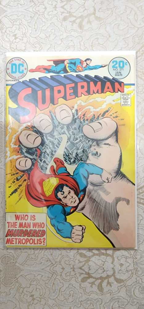 Superman - DC Comics (271 - Jan 1974) comic book collectible - Main Image 3