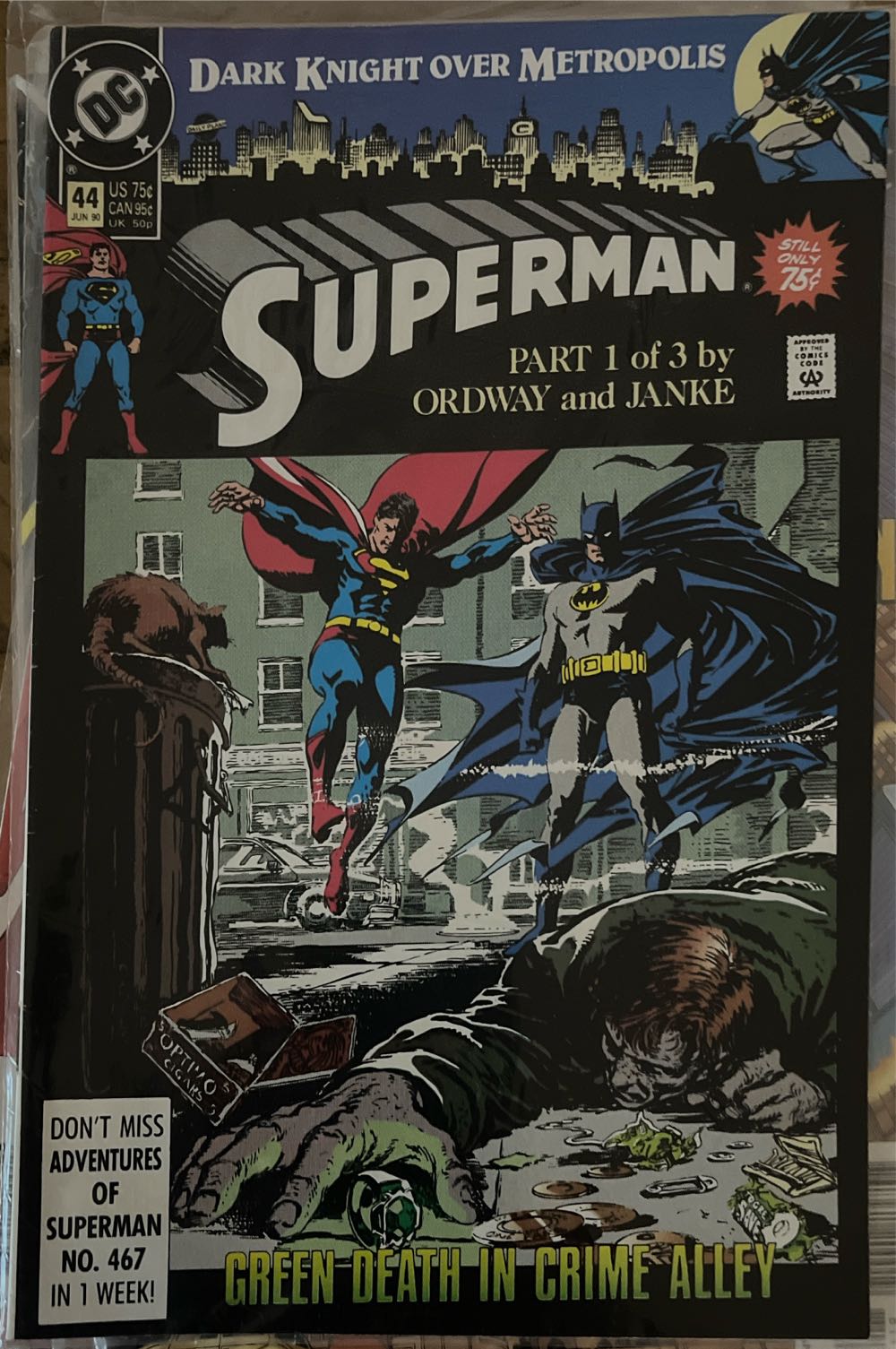 Superman - DC (44 - 06/1990) comic book collectible - Main Image 2
