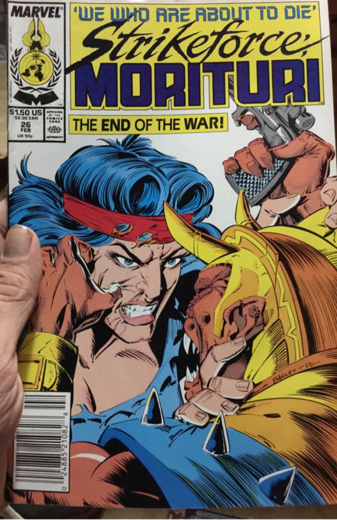 Strikeforce: Morituri (1986) - Marvel Comics (26 - Nov 1988) comic book collectible [Barcode 024885210828] - Main Image 1