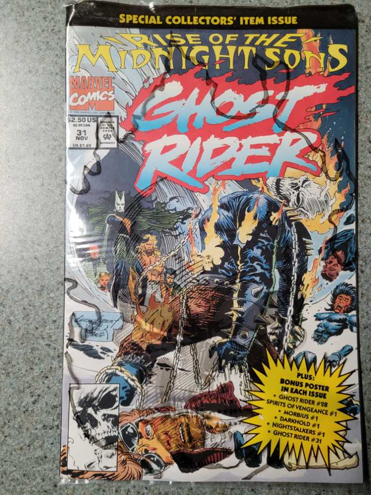 Ghost Rider (1990) - Marvel Comics (31 - Feb 1993) comic book collectible [Barcode 07148601317] - Main Image 2
