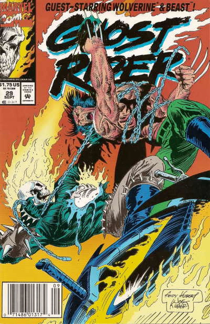 Ghost Rider - Marvel (29 - 09/1992) comic book collectible [Barcode 071486013174] - Main Image 3