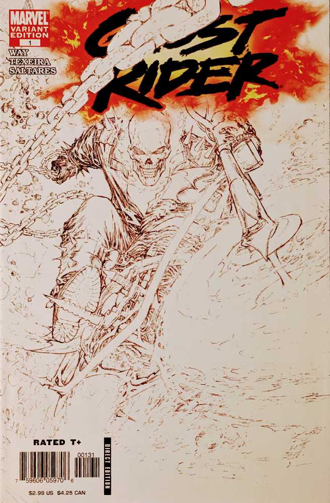 Ghost Rider: Vol. 6 - Marvel Comics (1 - Sep 2006) comic book collectible [Barcode 759606059706] - Main Image 3