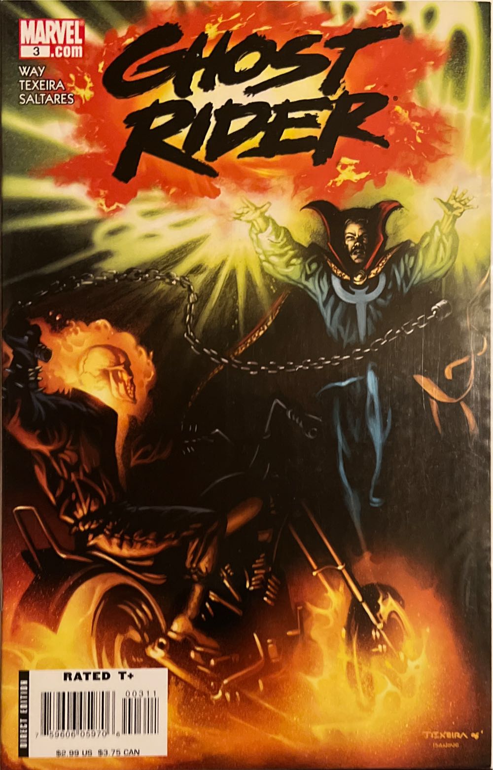 Ghost Rider: (Vol. 6) - Marvel (2-5 - Oct 2006) comic book collectible [Barcode 759606059706] - Main Image 2
