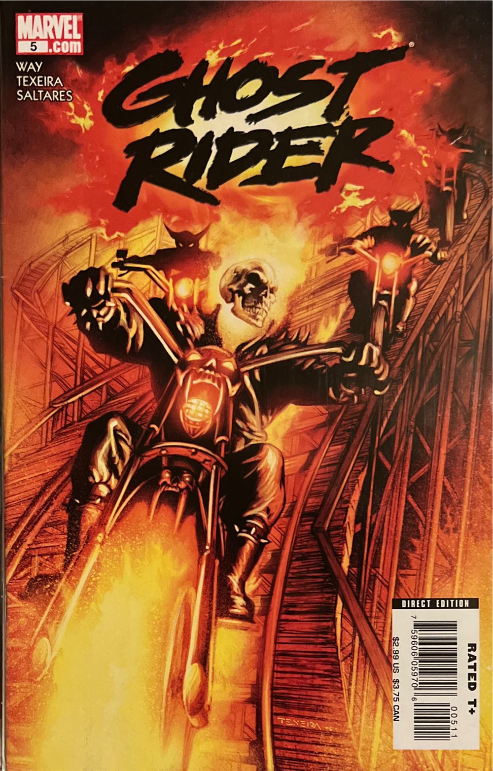 Ghost Rider: (Vol. 6) - Marvel (2-5 - Oct 2006) comic book collectible [Barcode 759606059706] - Main Image 4