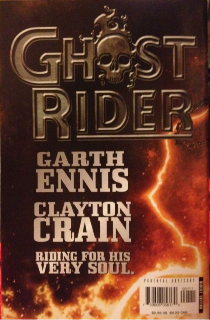 Ghost Rider - Marvel (1 - Nov 2005) comic book collectible [Barcode 759606056170] - Main Image 2