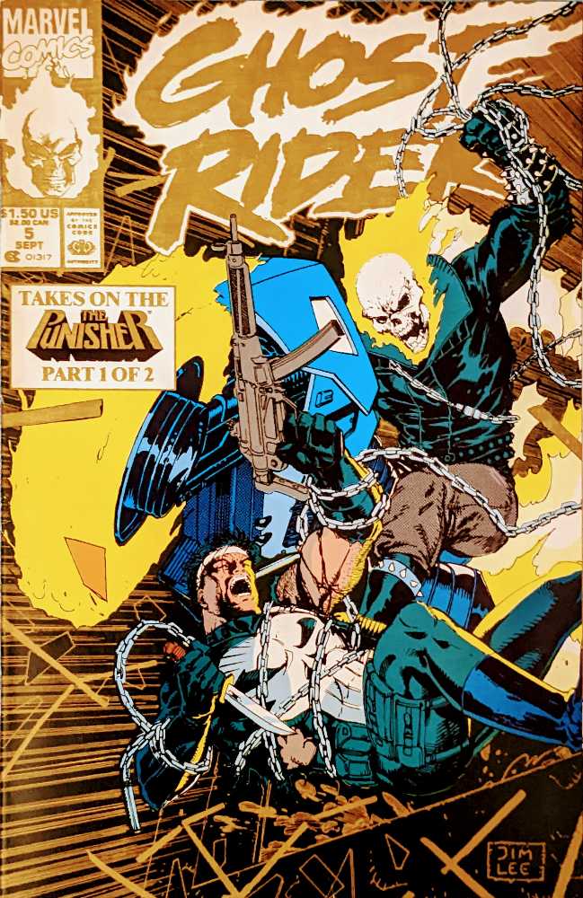 Ghost Rider - Marvel Comics (5 - Sep 1990) comic book collectible [Barcode 071486013174] - Main Image 2