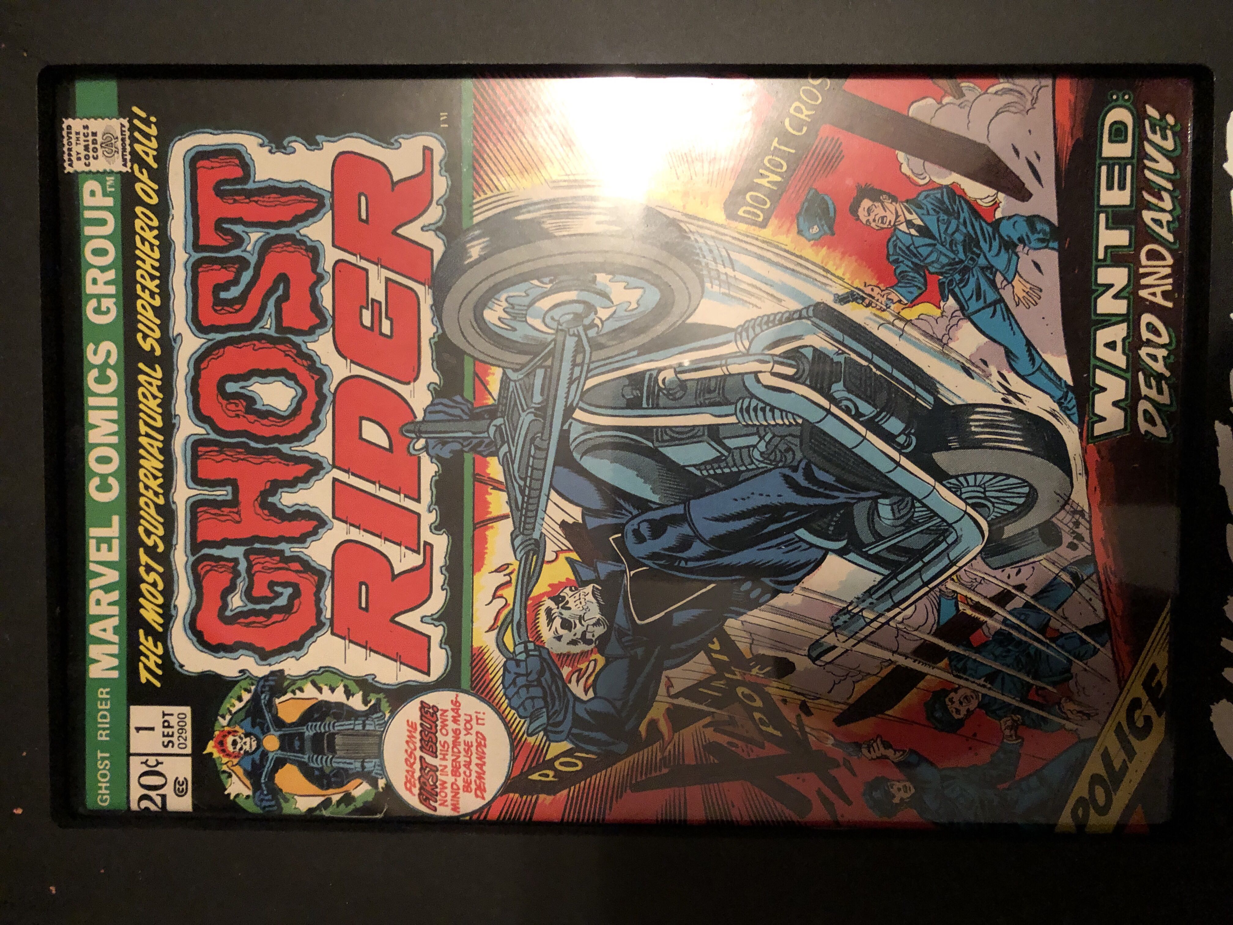 Ghost Rider (1973) - Marvel Comics (1 - 09/1973) comic book collectible [Barcode 82555588] - Main Image 2