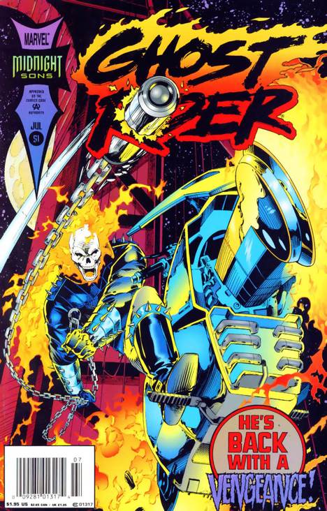 Ghost Rider - Marvel Comics (132 - Jul 1994) comic book collectible [Barcode 009281013174] - Main Image 2